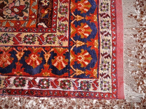 Tappeto antico seta 181x126 - seta,
