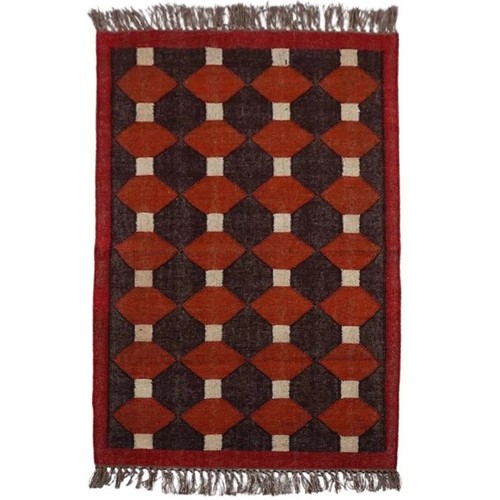 Tappeto kilim dhurrie lana - tappeto,